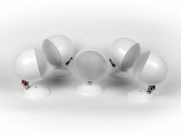Изображение продукта MOREL SOUNDSPOT™ SP-1 WHITE компонентная акустика ( комплект 5 шт )