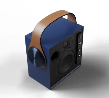MOREL BIGGIE MIDNIGHT BLUE портативная беспроводная Hi-Fi колонка - 2