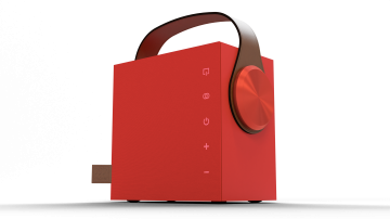 MOREL BIGGIE RUBY RED портативная беспроводная Hi-Fi колонка - 9