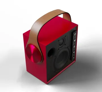 MOREL BIGGIE RUBY RED портативная беспроводная Hi-Fi колонка - 2
