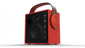 MOREL BIGGIE RUBY RED портативная беспроводная Hi-Fi колонка - 6